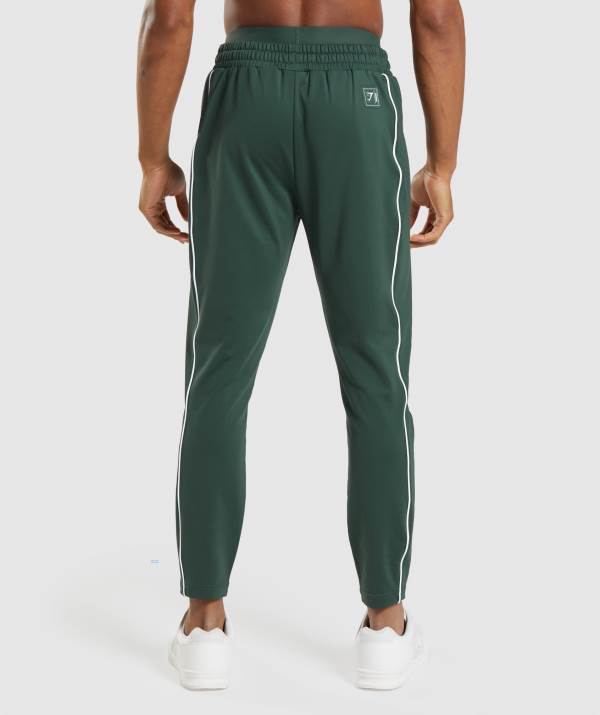 Panske Joggers Gymshark Recess Obsidian Biele Zelene | PQ0592867